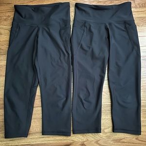 Old Navy Powersoft Capri Leggings Set of 2